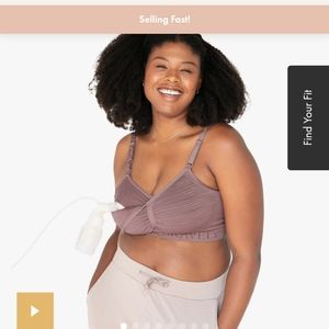 Kindred Bravely Sublime Pumping and Nursing Bra Twilight